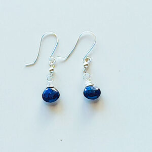 Lapiz Lazuli and sterling silver earrings