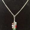 Fun Christmas Lights pendant in silver