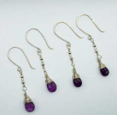 Amethyst earrings