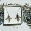 Angel earrings - grey