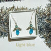 Angel earrings - light blue