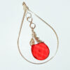 Classic drop pendant - red