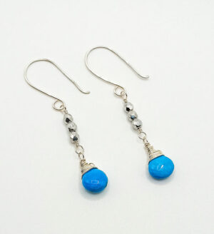 Turquoise drop earrings